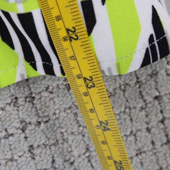 Modamix Skirt A Line Skirt Womens Sz 24W Multicolor Casual Geometric Pattern NWT - Picture 9 of 10